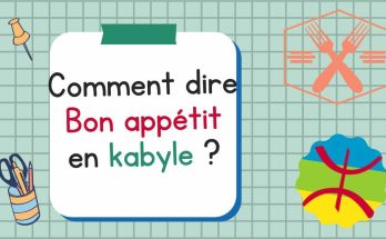 Comment dire Bon appétit en kabyle ?