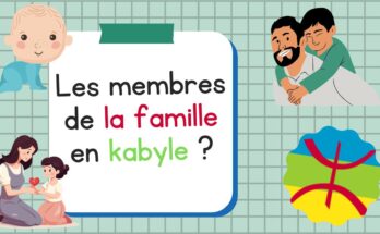 Les membres de la famille en Kabyle