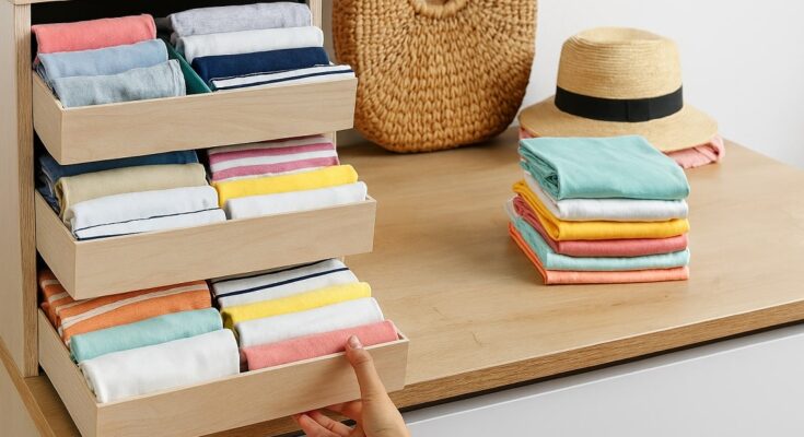 Comment bien ranger vos vêtements d’été